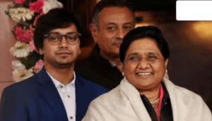 mayawati with nephew bsp