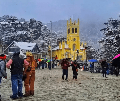 shimla snowfall