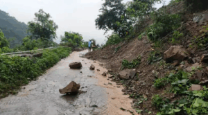 landslide mountain