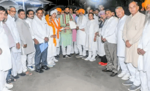 charuni with cm saini