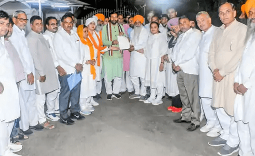 charuni with cm saini