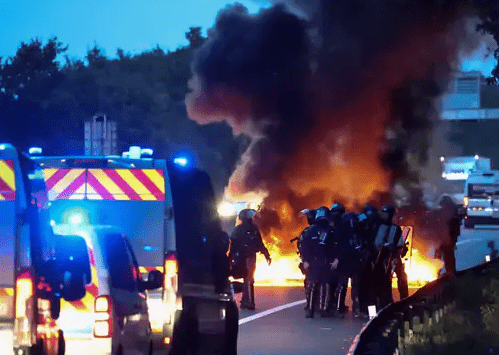 france violence