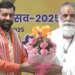 cm saini with swami gyananand