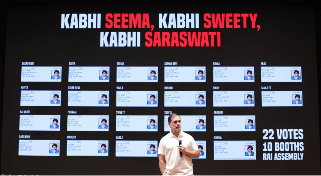 rahul gandhi vote chori