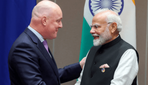 modi with new zealand pm