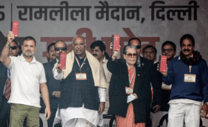 rahul kharge sonia rally congress
