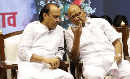 sharad with ajit pawar